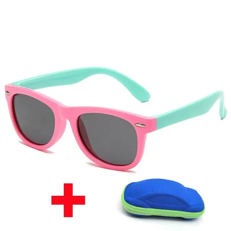 Adorable Baby and Toddler Sunglasses with Case – Safe, Stylish & Perfect for Sunny Adventures!
