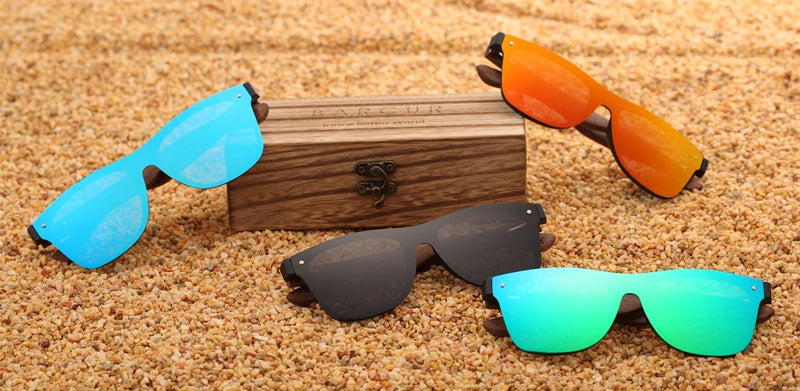 BARCUR Black Walnut Sunglasses — Timeless Style Meets Premium Polarized Protection for the Modern Man