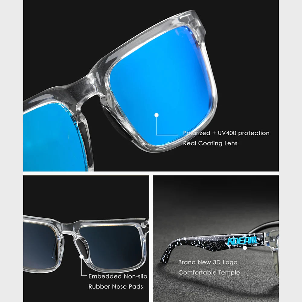 Polarized Sunglasses – Unisex, Stylish & Built for the Outdoors - KDEAM
