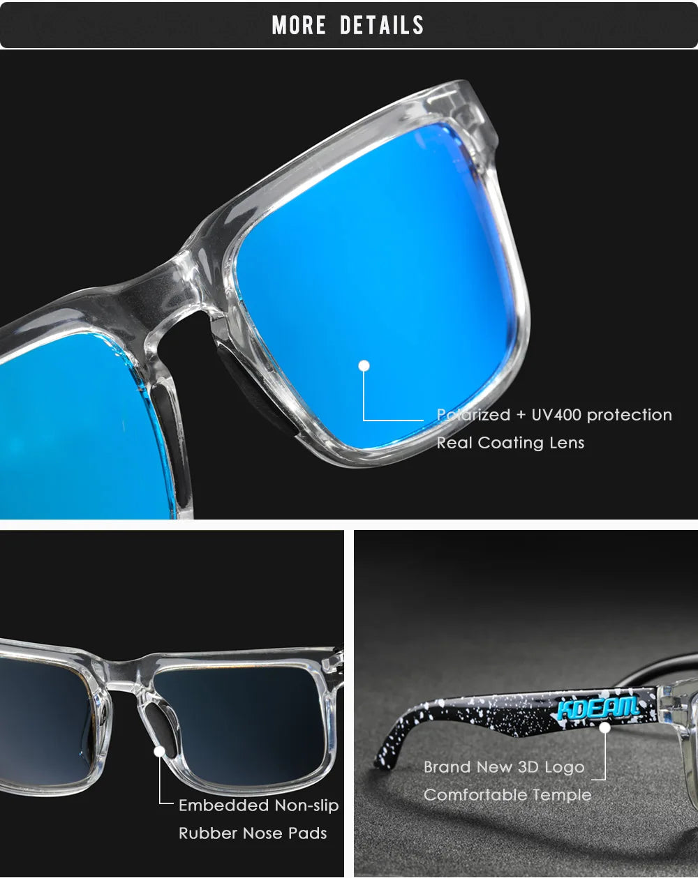 Polarized Sunglasses – Unisex, Stylish & Built for the Outdoors - KDEAM