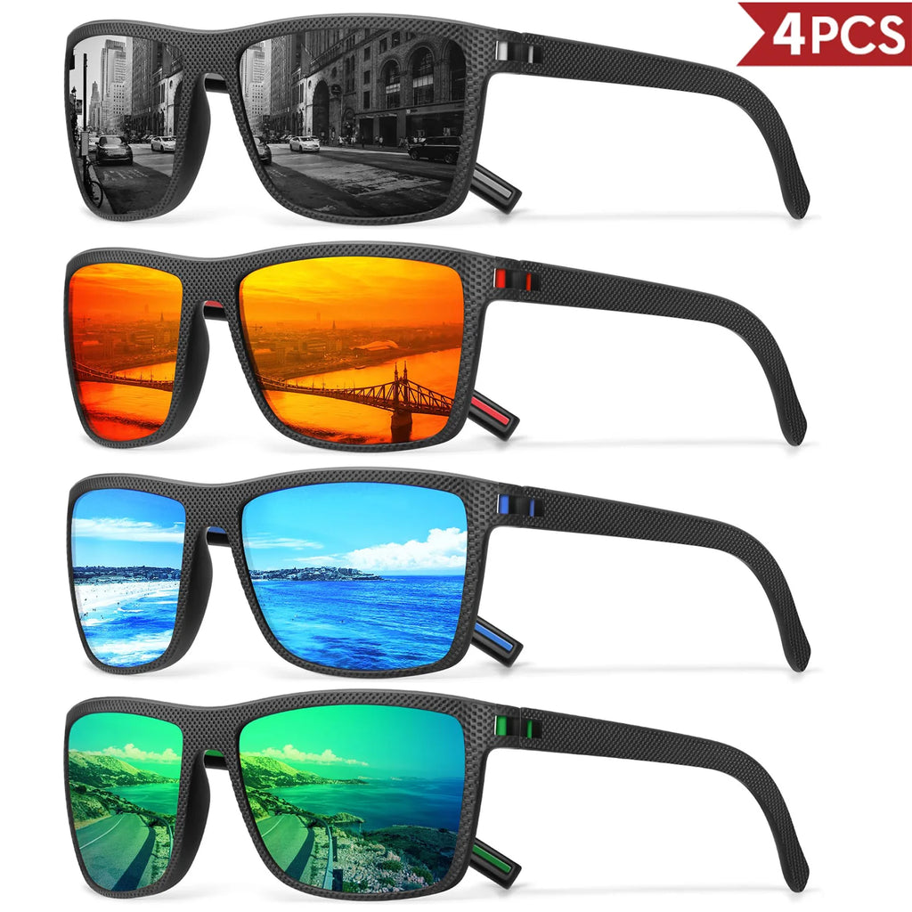 Polarized & Ready to Shine – Stylish Men's UV400 Shades for Every Adventure!