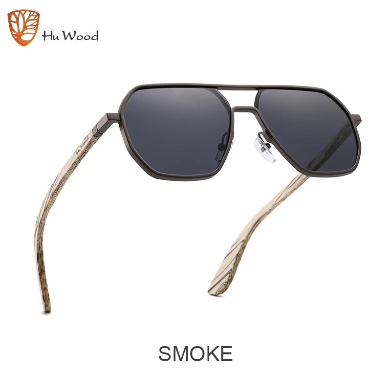 Premium Craft, Timeless Look – Hu Wood Polarized Sunglasses for Men
