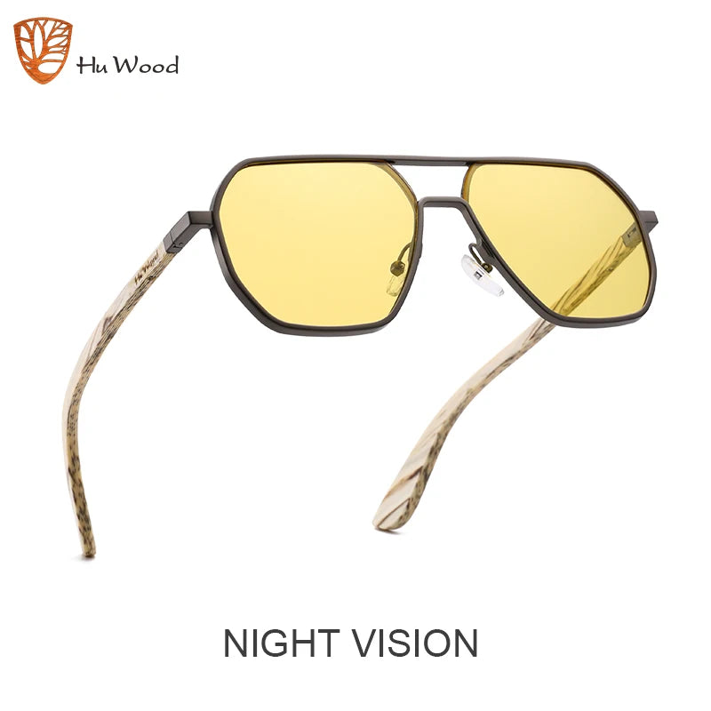 Premium Craft, Timeless Look – Hu Wood Polarized Sunglasses for Men