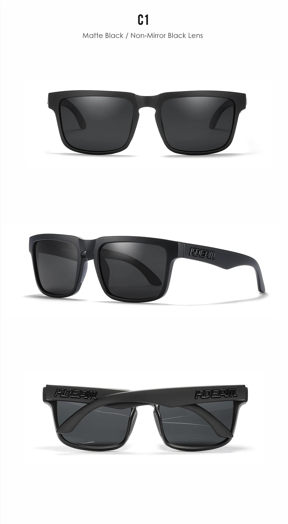 Polarized Sunglasses – Unisex, Stylish & Built for the Outdoors - KDEAM