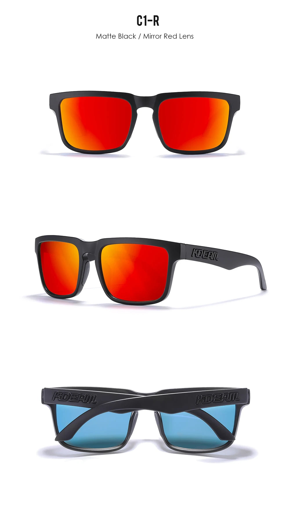 Polarized Sunglasses – Unisex, Stylish & Built for the Outdoors - KDEAM