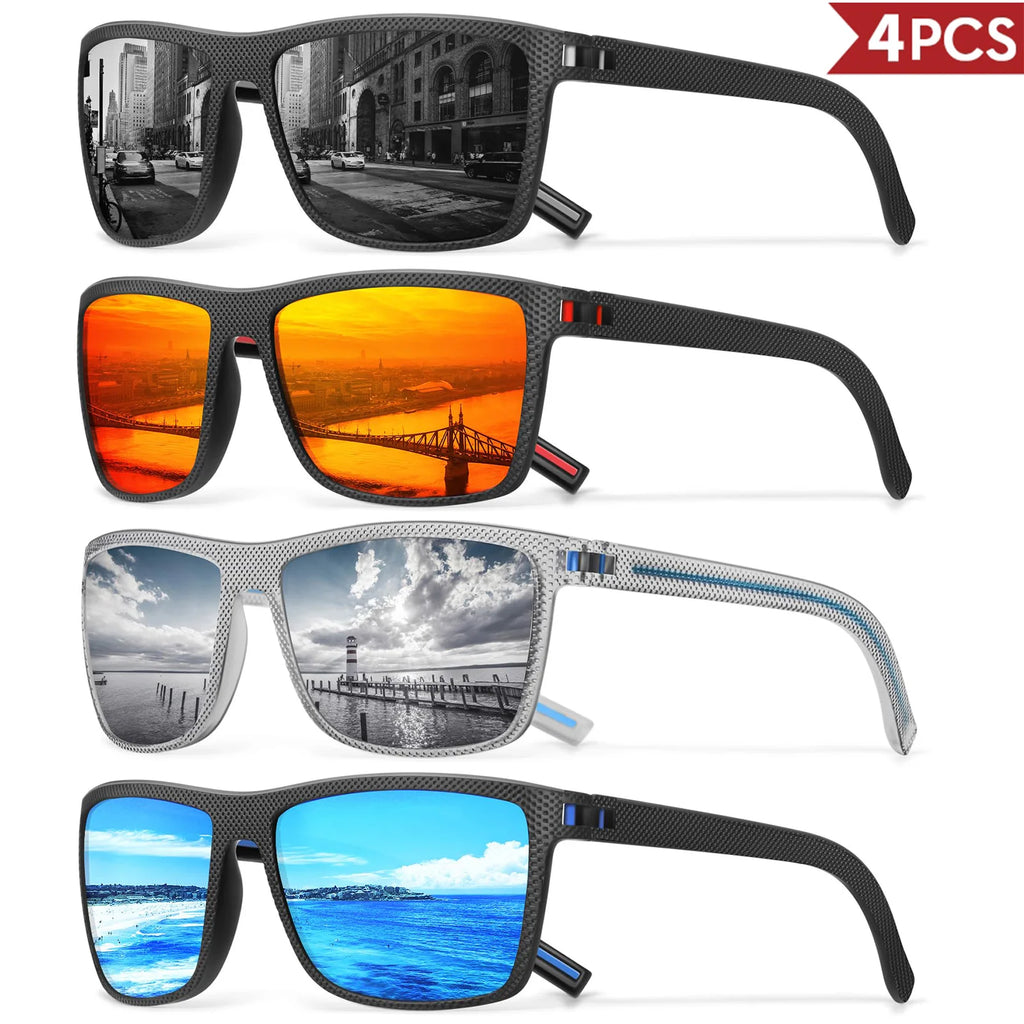 Polarized & Ready to Shine – Stylish Men's UV400 Shades for Every Adventure!