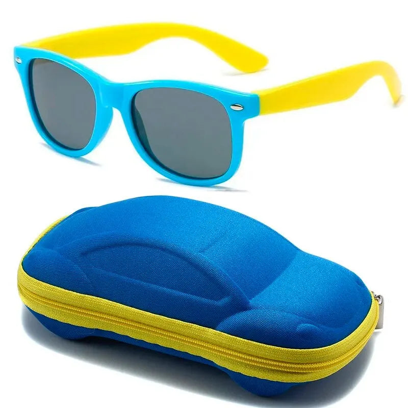 Adorable Baby and Toddler Sunglasses with Case – Safe, Stylish & Perfect for Sunny Adventures!