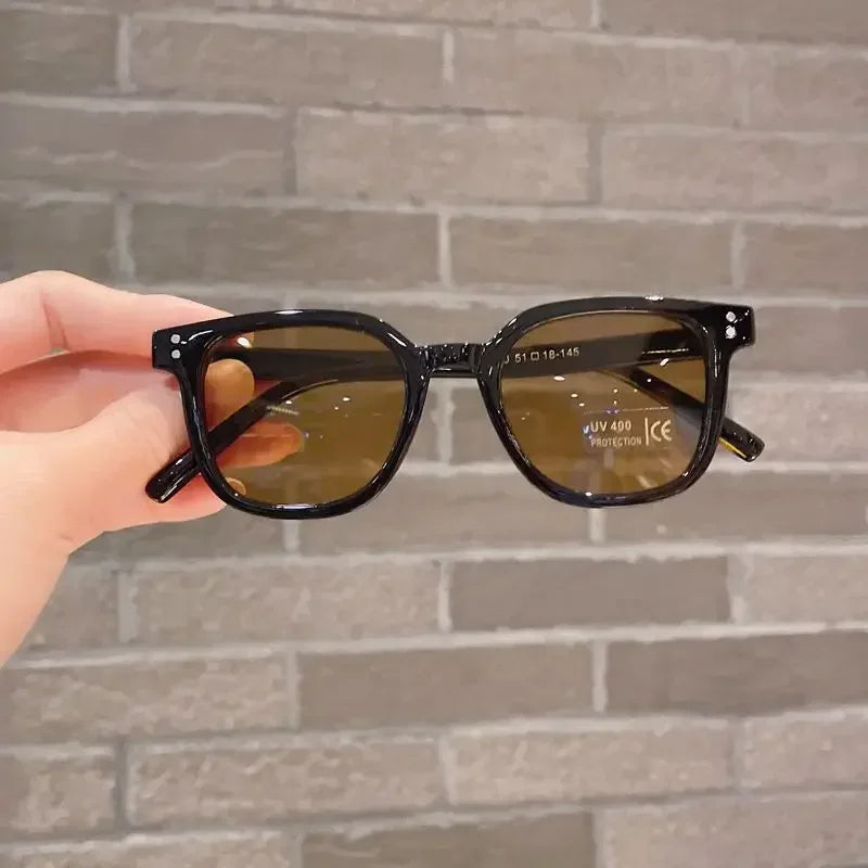 Classic Vintage Square Kids Sunglasses – UV400 Protection for Boys & Girls | Stylish, Durable, and Perfect for Outdoor Adventures