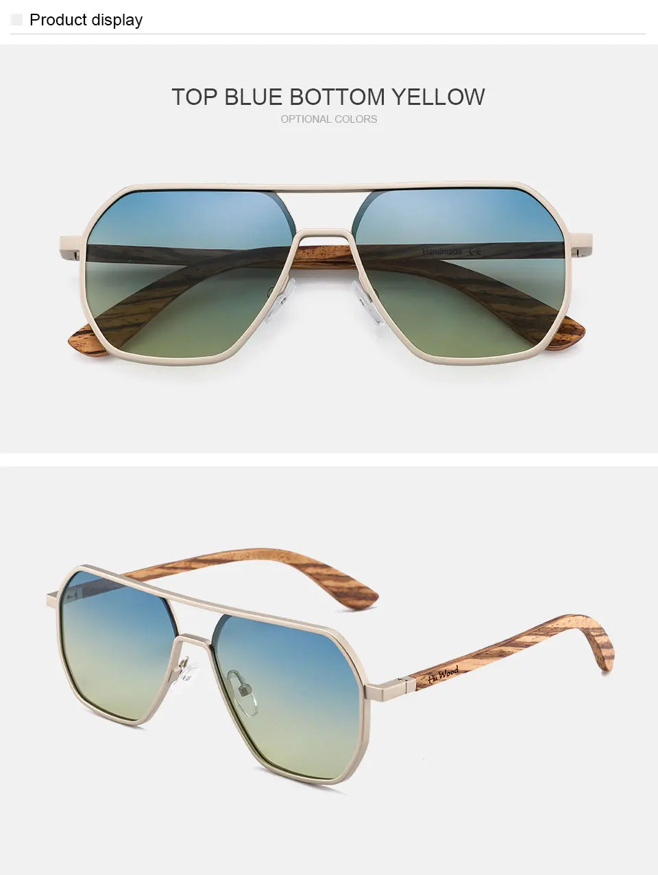 Premium Craft, Timeless Look – Hu Wood Polarized Sunglasses for Men