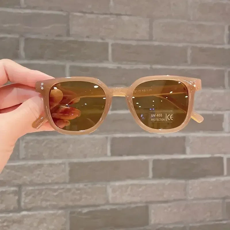 Classic Vintage Square Kids Sunglasses – UV400 Protection for Boys & Girls | Stylish, Durable, and Perfect for Outdoor Adventures
