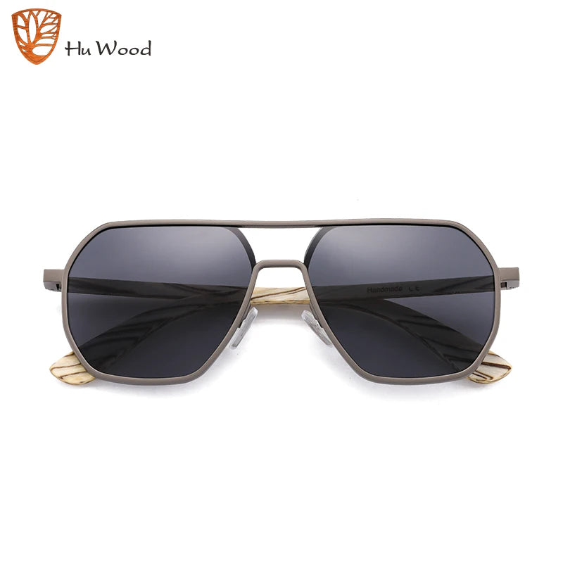 Premium Craft, Timeless Look – Hu Wood Polarized Sunglasses for Men