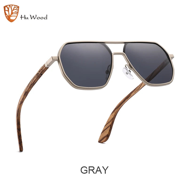Premium Craft, Timeless Look – Hu Wood Polarized Sunglasses for Men