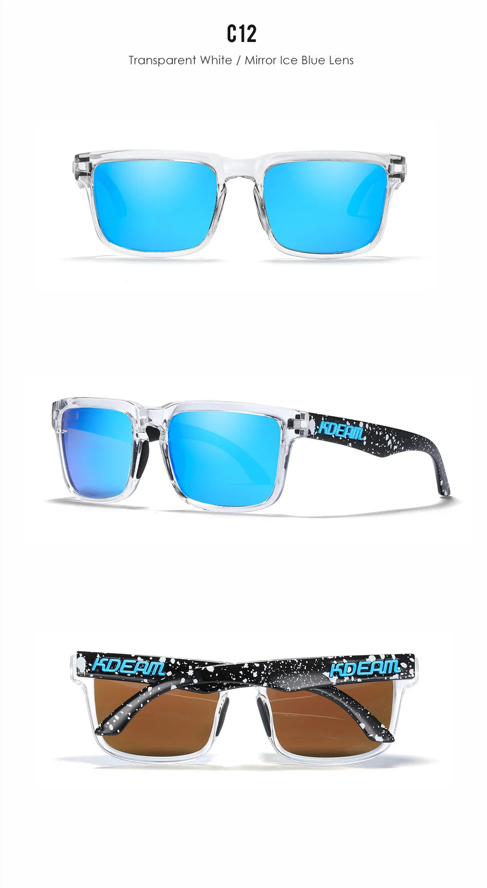 Polarized Sunglasses – Unisex, Stylish & Built for the Outdoors - KDEAM
