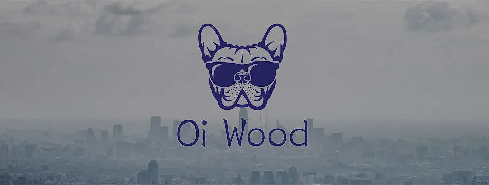 Oi Wood Polarized Square Sunglasses – Bold Lenses with Sleek Wooden Frames for People Who Dare to Stand Out!