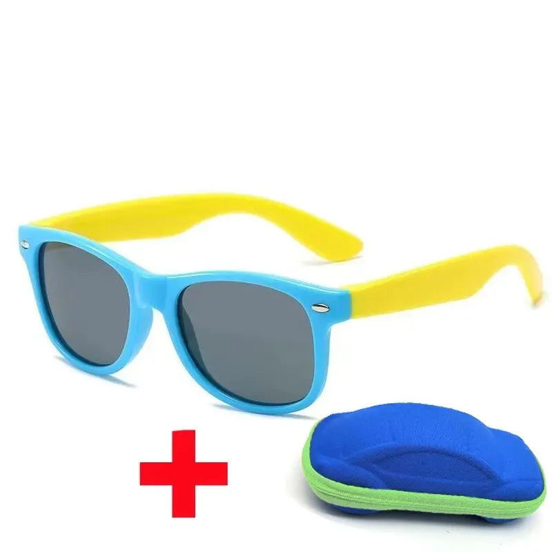 Adorable Baby and Toddler Sunglasses with Case – Safe, Stylish & Perfect for Sunny Adventures!