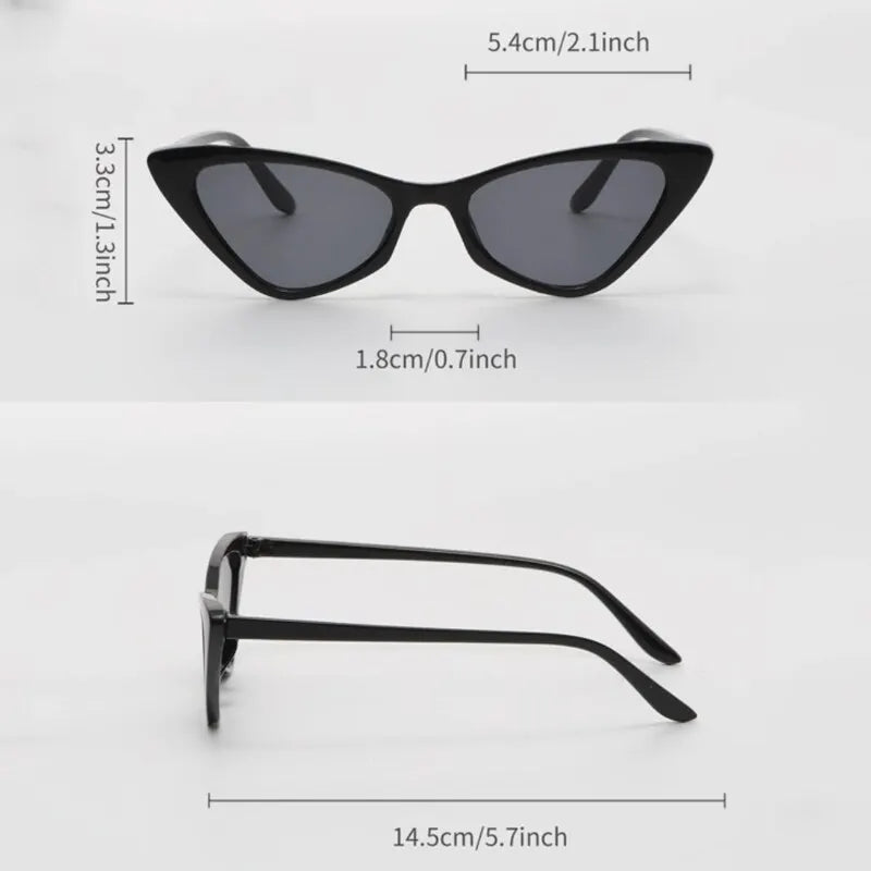 3-Pack Retro Cat Eye Sunnies – Cute, Chic & Suitable for Every Mood!