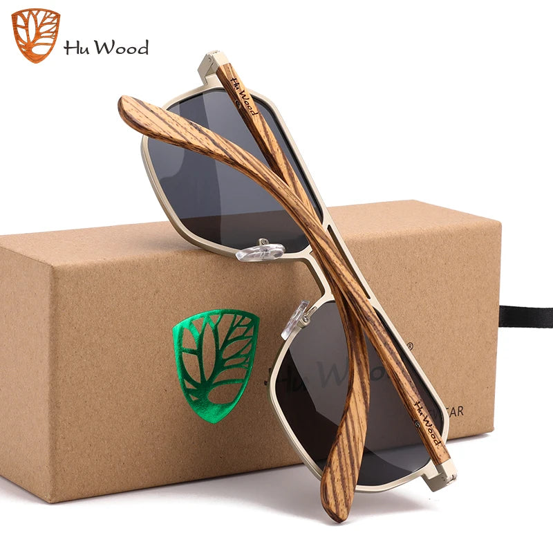 Premium Craft, Timeless Look – Hu Wood Polarized Sunglasses for Men
