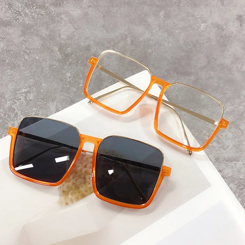 2025 Luxury Square Sunglasses – Vintage Gradient Shades for Women