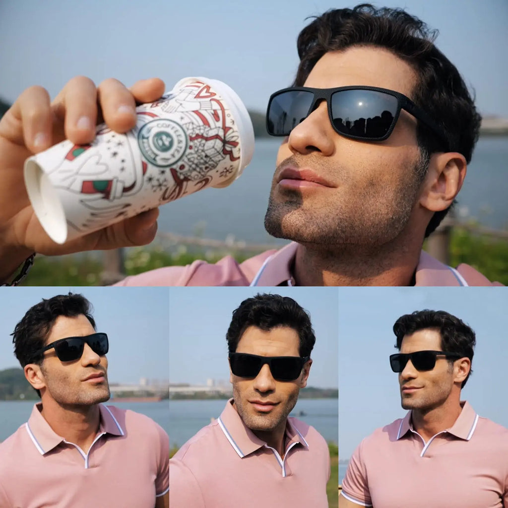 Polarized & Ready to Shine – Stylish Men's UV400 Shades for Every Adventure!