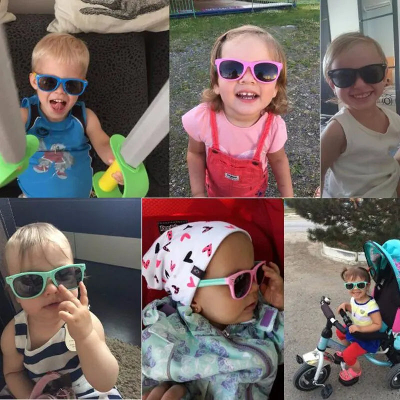 Adorable Baby and Toddler Sunglasses with Case – Safe, Stylish & Perfect for Sunny Adventures!