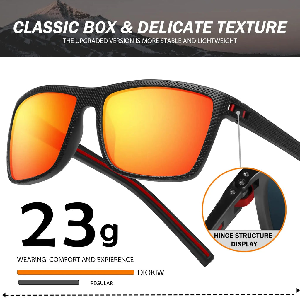 Polarized & Ready to Shine – Stylish Men's UV400 Shades for Every Adventure!