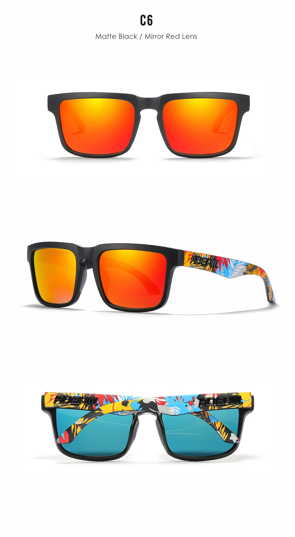 Polarized Sunglasses – Unisex, Stylish & Built for the Outdoors - KDEAM