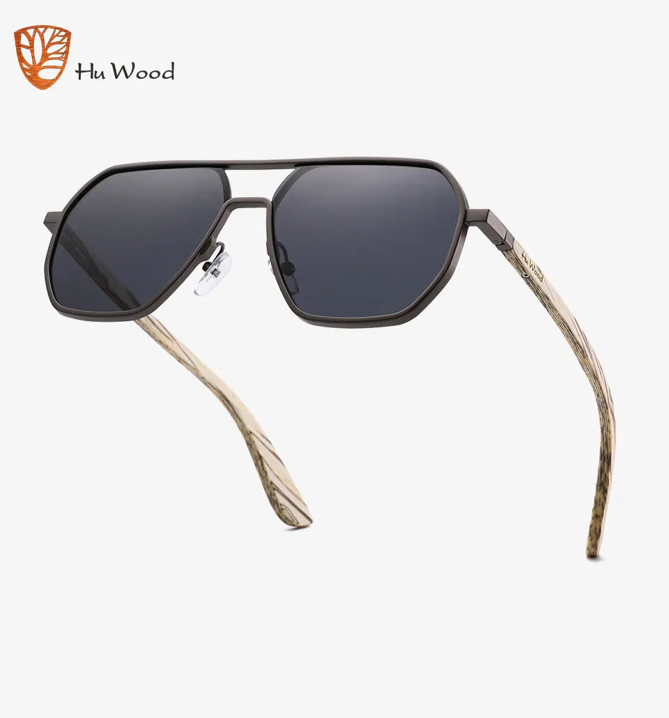 Premium Craft, Timeless Look – Hu Wood Polarized Sunglasses for Men