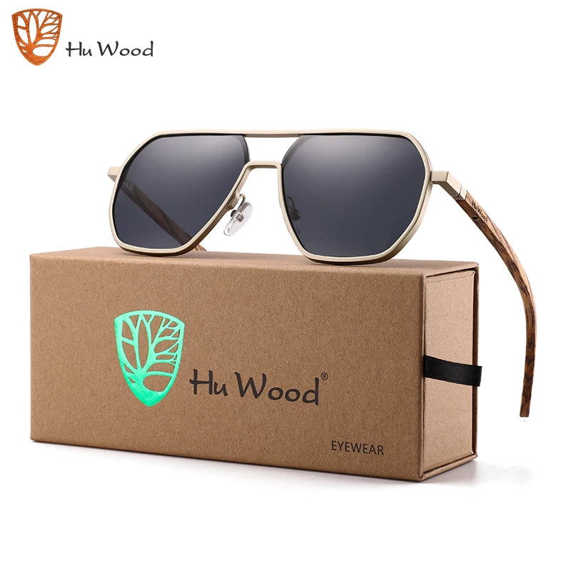 Premium Craft, Timeless Look – Hu Wood Polarized Sunglasses for Men